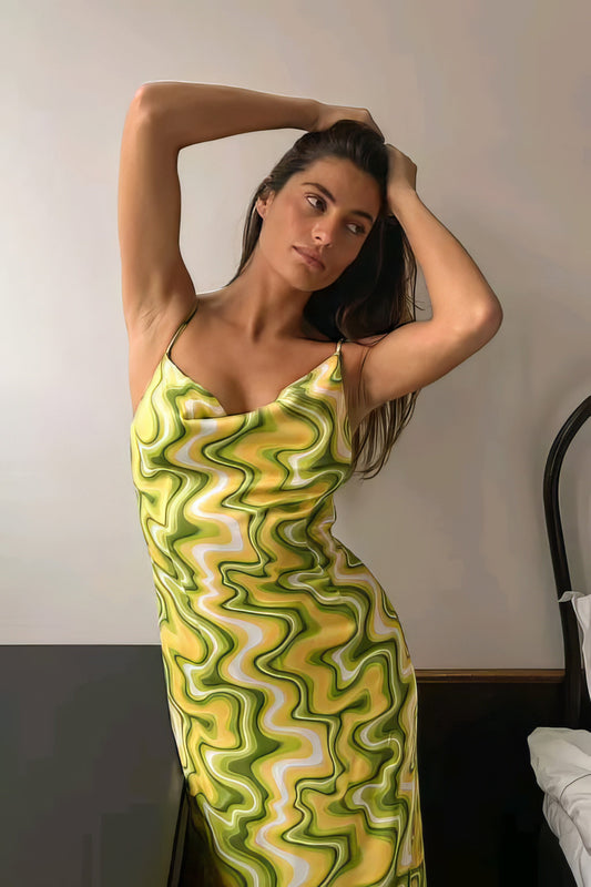 Backless Light Green One Piece Bodycon