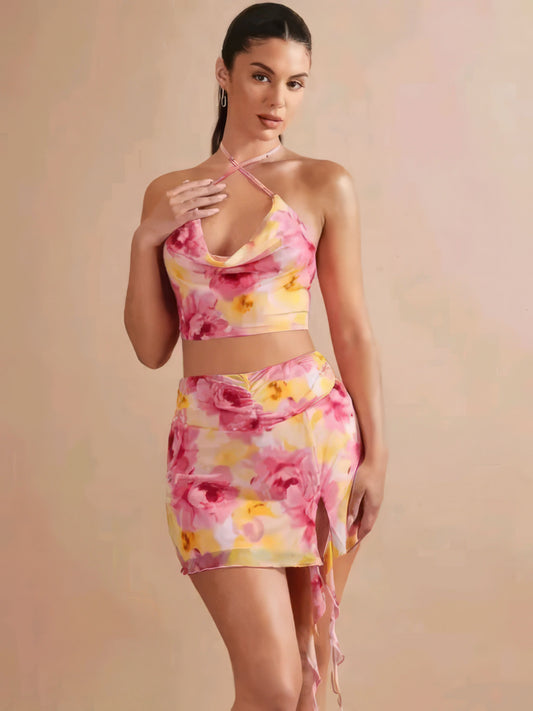 Designer Floral Print Co-ord Set